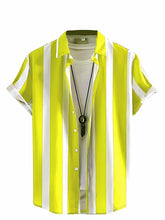 Load image into Gallery viewer, YELLOW DESIGNER PRINTED HALF SLEEVE SHIRT
