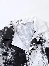 Load image into Gallery viewer, BLACK AND WHITE EMRG MEN&#39;s GRAPHIC PRINTED SHIRT
