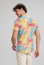 Load image into Gallery viewer, MULTI DESIGNER PRINTED HALF SLEEVE SHIRT
